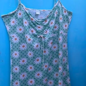 Xl summer mini dress quite short synching around breast area